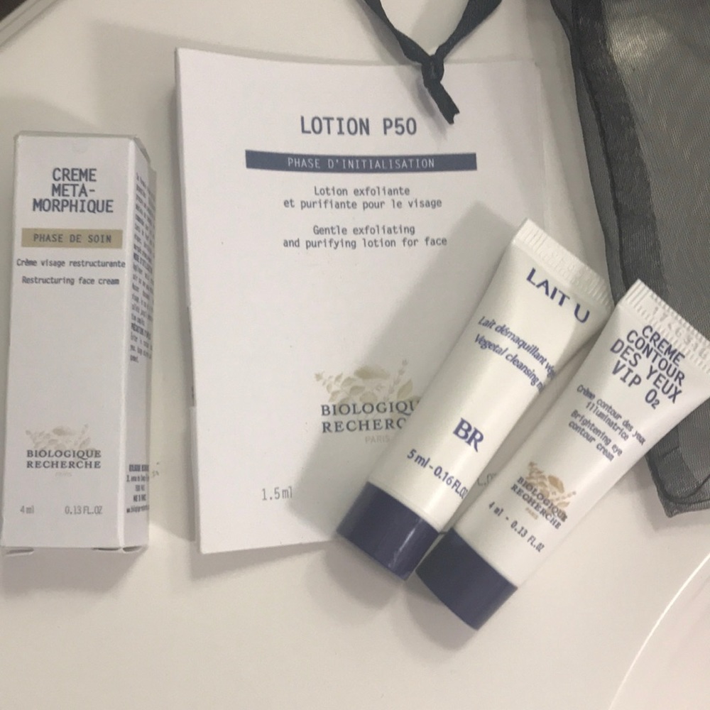 Samples by French cult brand Biologique Recherche